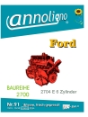 FORD Motoren der Baureihe 2704 E 6 Zylinder Bild - Ersatzteilliste   - annoligno 91